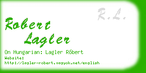 robert lagler business card